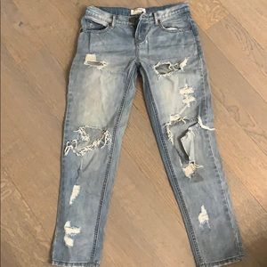 One teaspoon ripped skinny jeans